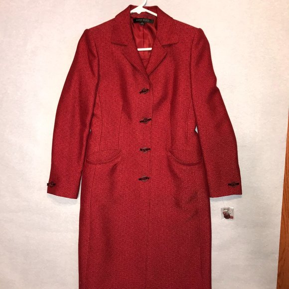 NWT Anne Klein Ruby Polyester 2 Pc Business Set - Picture 1 of 10
